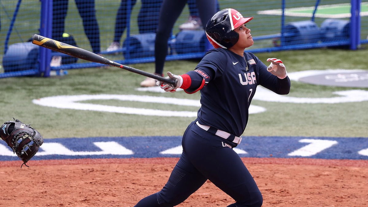 U.S. downs Japan in preview of gold medal softball game