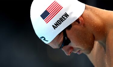 Michael Andrew wins debut Olympics heat