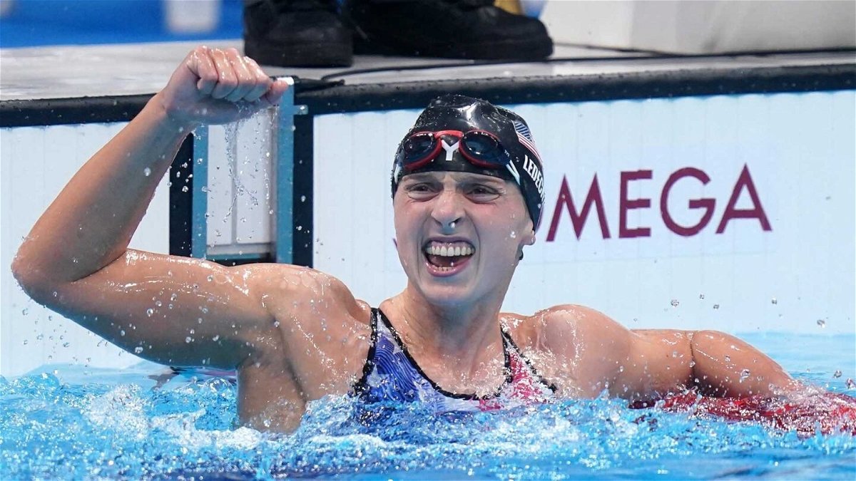 Katie Ledecky shines in first Olympic women's 1500 final
