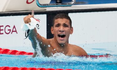 Tunisian swimmer stuns with Lane 8 win in 400m freestyle