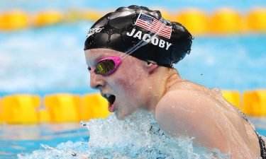 Alaska's Lydia Jacoby wins shock 100 breast gold