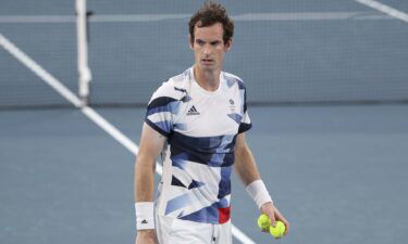 Andy Murray at the 2020 Tokyo Olympics