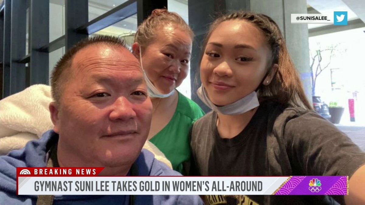 Suni Lee's dad shares his emotions after her gold medal