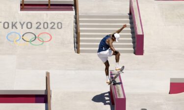 Huston embracing Tokyo spotlight in skateboarding debut