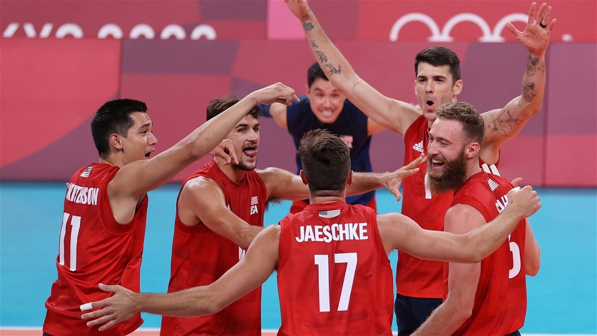 Team USA dominates Tunisia in men's volleyball pool play