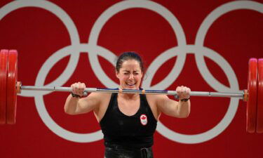 Canada's Charron wins gold in women's 64kg with 131kg lift