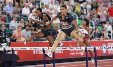 The rhythm of hurdles in track and field