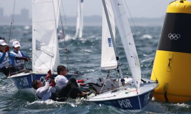 Rough water in sailing