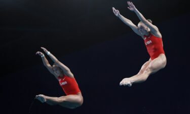 Delaney Schnell and Jessica Parratto earned the first United States Olympic medal in the women's synchronized platform competition