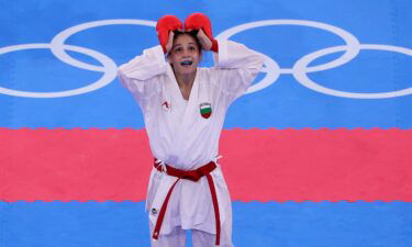 Bulgaria's Goranova stops Plank in kumite 55kg semifinals