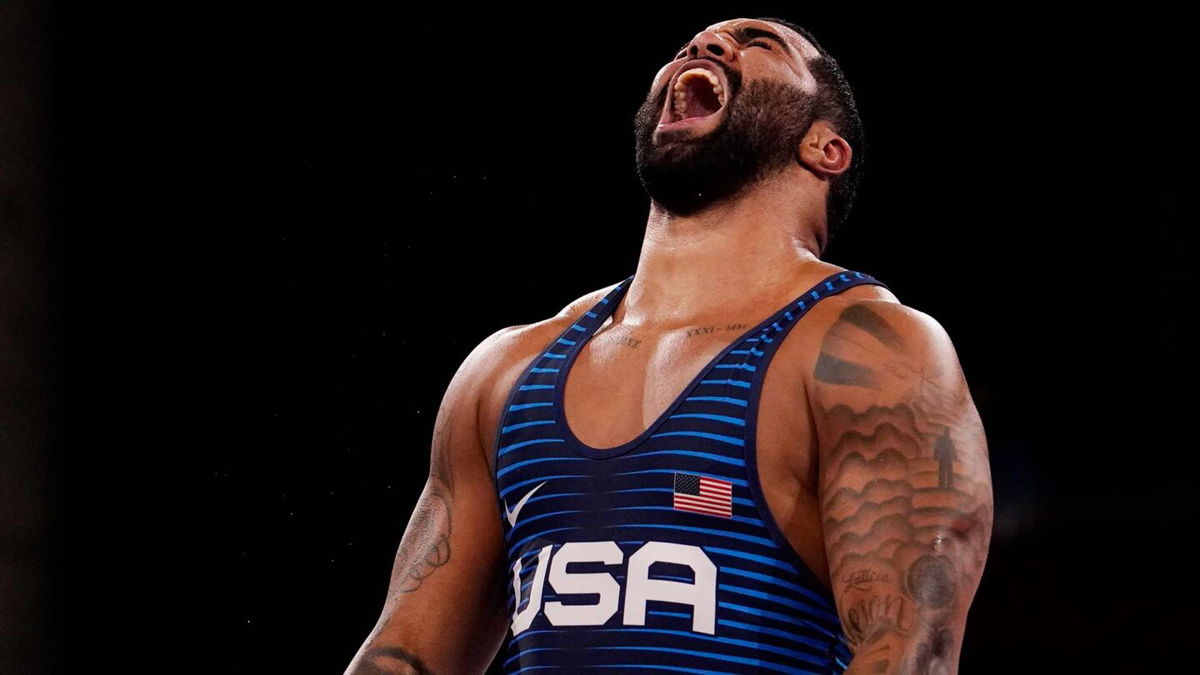 USA's Gable Steveson completes dramatic comeback to win gold