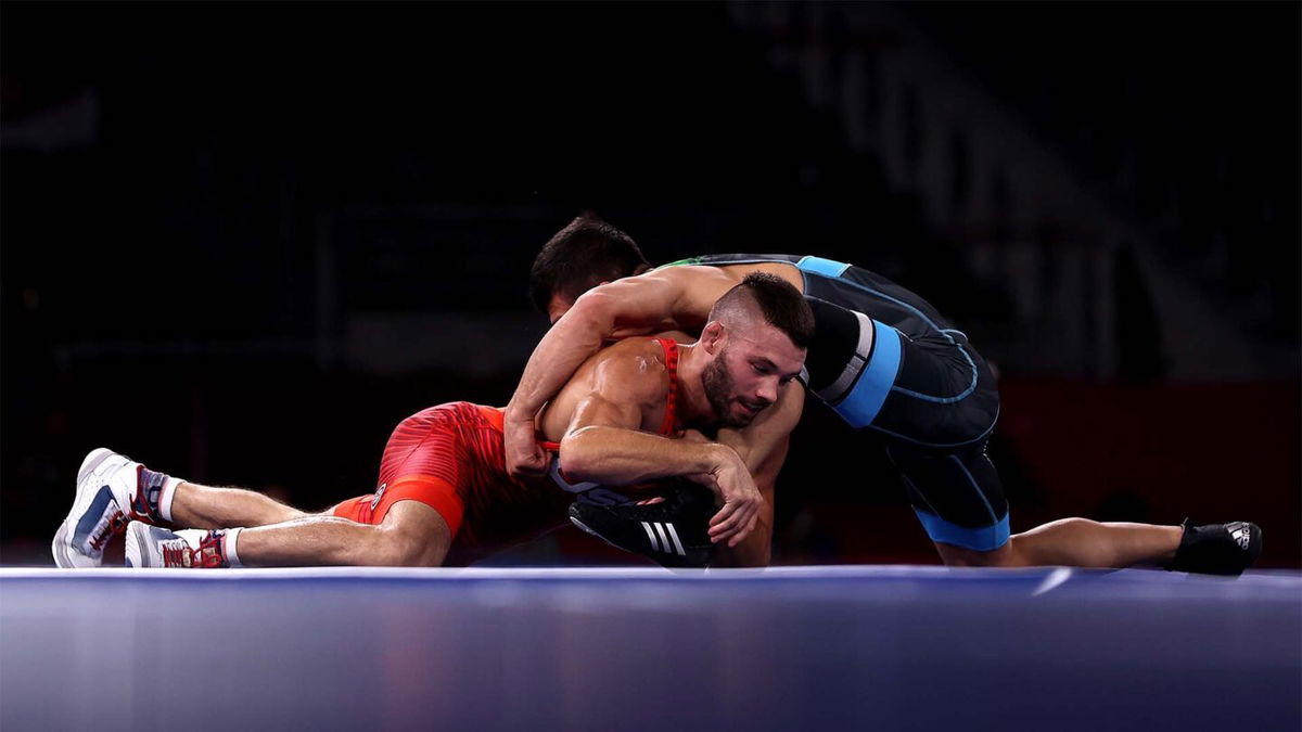 USA's Gilman easily earns 57kg bronze 9-1 over Iran