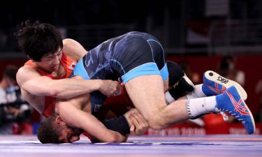 Japan's Takuto Otoguro wins men's 65kg wrestling gold