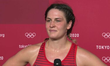 Adeline Gray talks about winning silver in women's freestyle