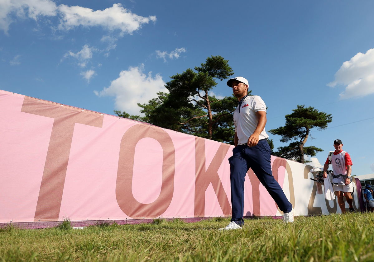 Xander Schauffele at the 2020 Tokyo Olympics