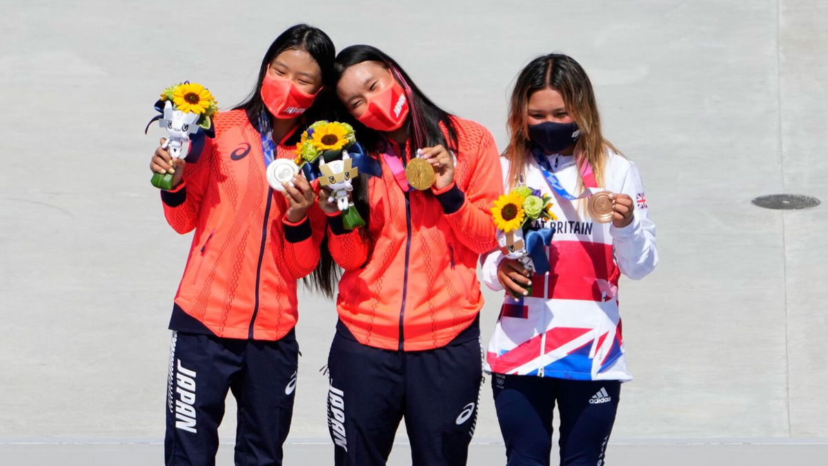 Podium for women's park