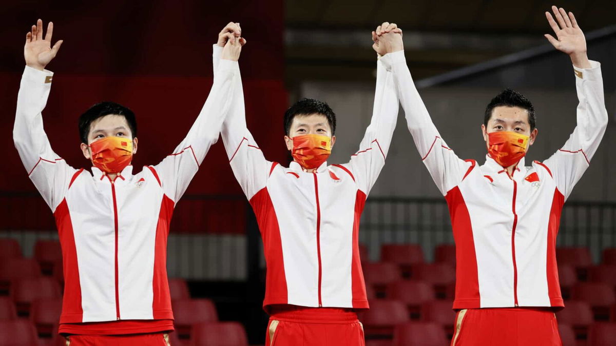 China takes men's table tennis medals