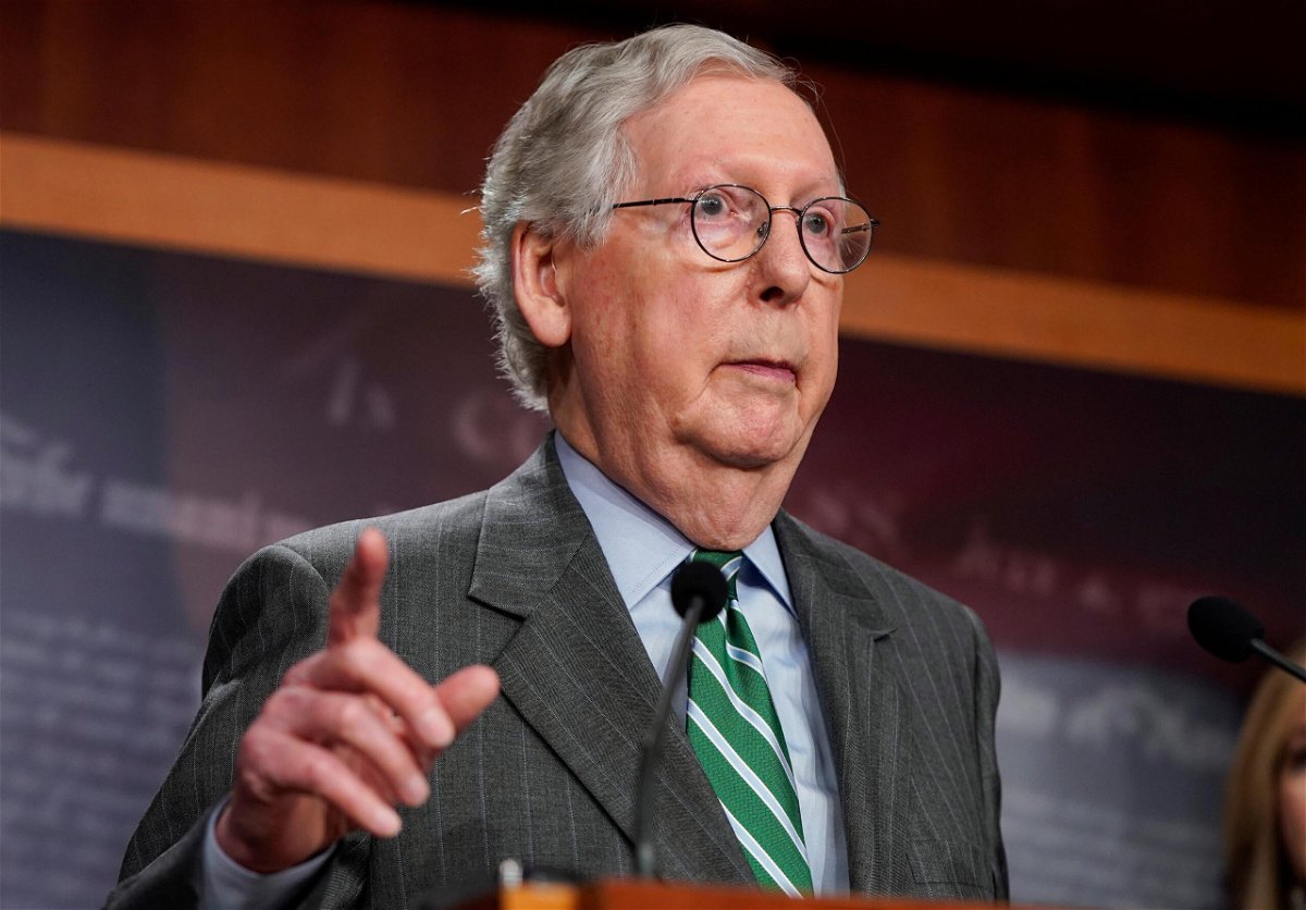 <i>Joshua Roberts/Getty Images</i><br/>Senate Republican Leader Mitch McConnell