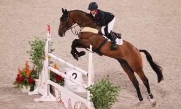 Laura Collett of Team Great Britain riding London 52 competes during the Eventing