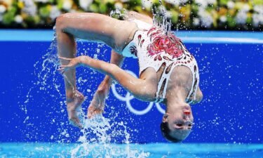 Ukraine takes bronze in artistic swimming duet final