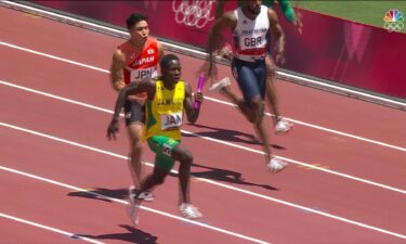 Jamaica rolls to men's 4x100m relay final