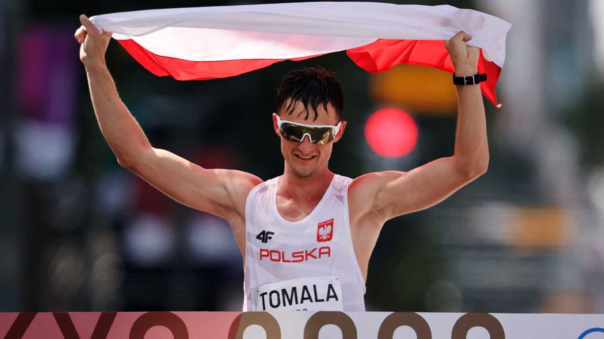 Poland's Dawid Tomala wins men's 50-kilometer walk