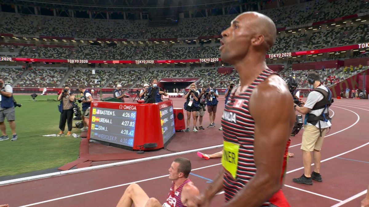 Canada's Damian Warner finishes Olympic record decathlon win