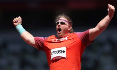 Crouser defends shot put gold with historic series of throws