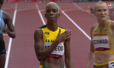 Jamaica's Candice McLeod comfortably takes 400m heat