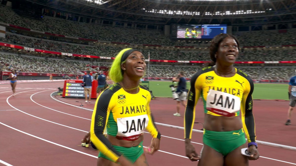 Jamaica dusts 4x100m field for Thompson-Herah's third gold