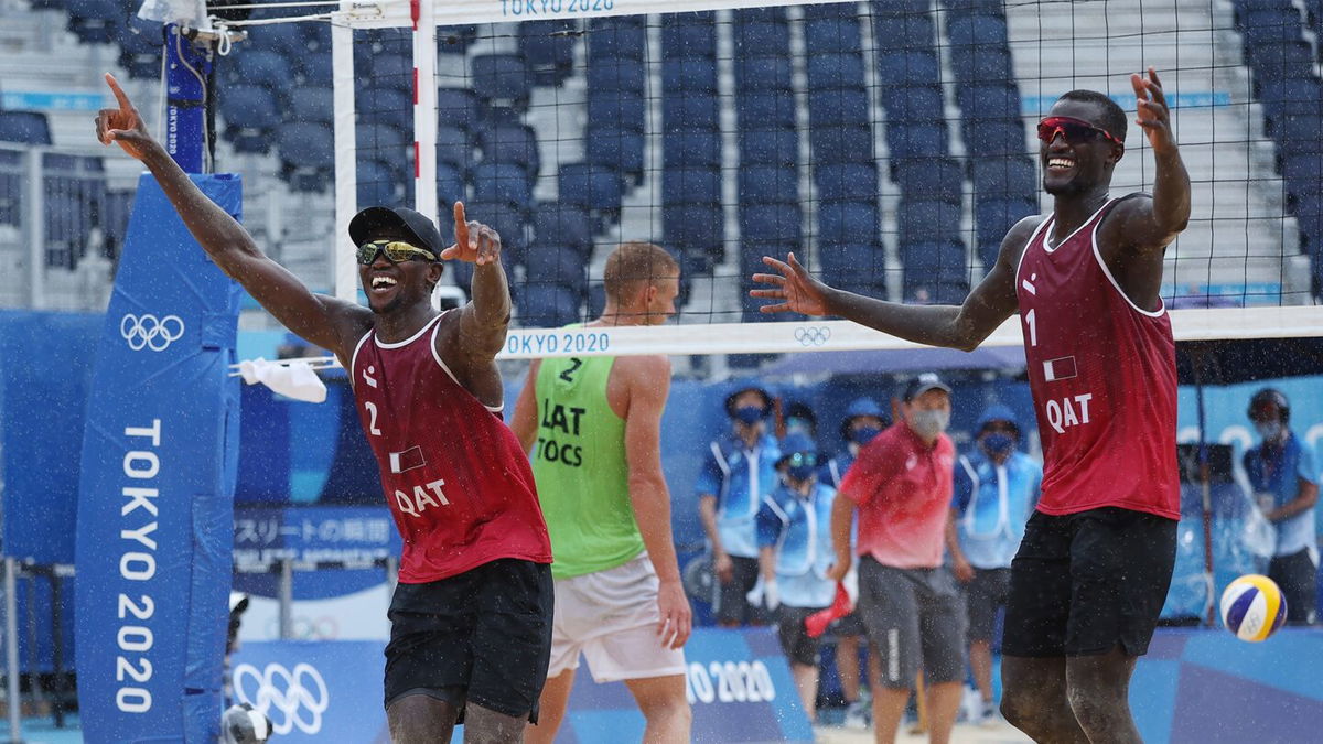 Qatar wins first beach volleyball medal with bronze victory