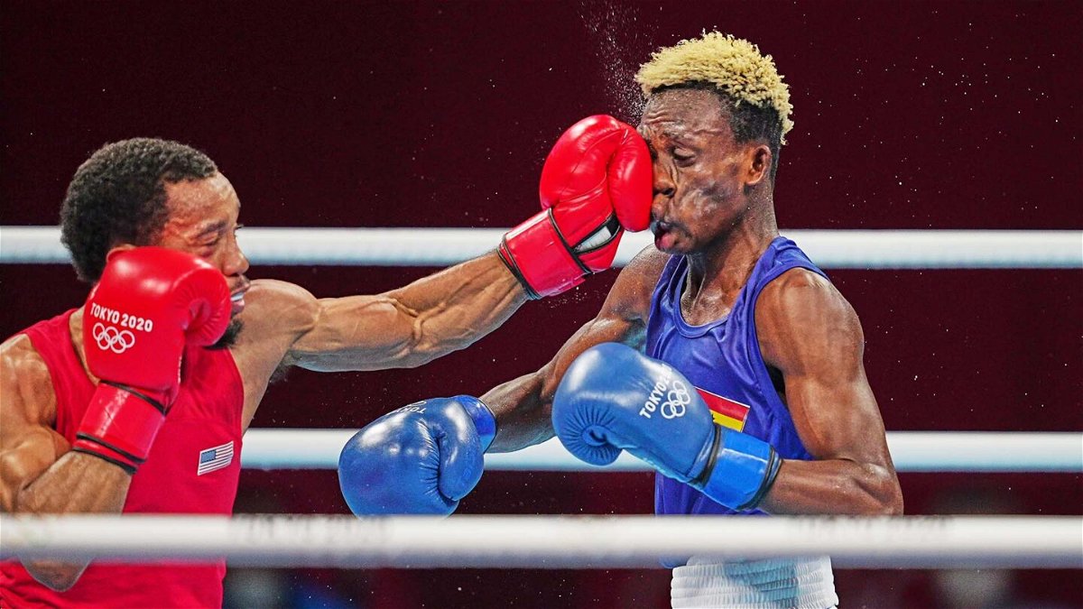 U.S. boxer Ragan outpunches Ghana's Takyi in feather semis