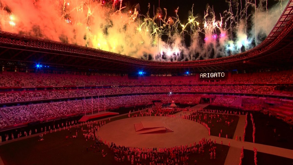 The 2020 Tokyo Games conclude with a message of thanks