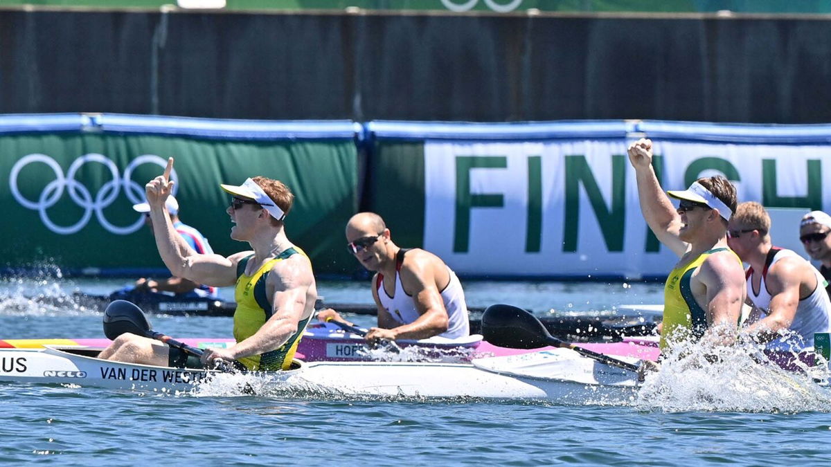 Australia gets the gold in men's kayak doubles