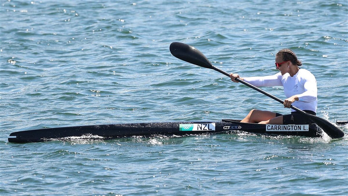 New Zealand's Lisa Carrington wins gold in 500-meter kayak