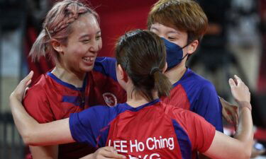 Hong Kong wins bronze in women's team table tennis