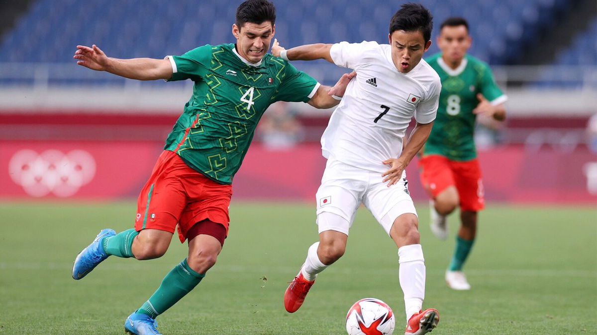 Mexico too much for Japan in men's soccer bronze medal match