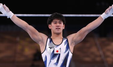 Hashimoto Daiki wins high bar final