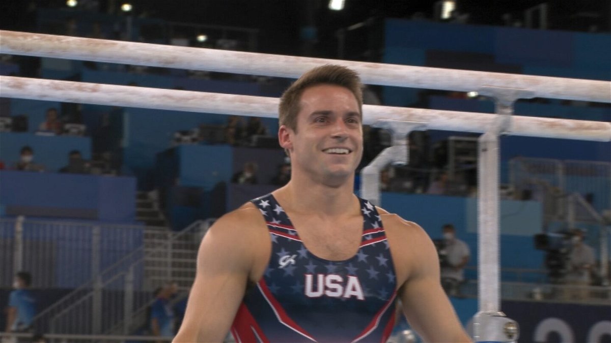 Mikulak hits 15.000 parallel bars in final Olympic routine