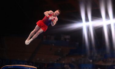 Denis Ablyazin takes silver in vault final