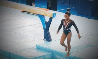 Look back: Simone Biles' beam in Olympic podium training
