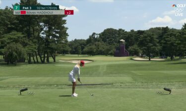 Hole in one! Maha Haddioui gets an Olympic ace