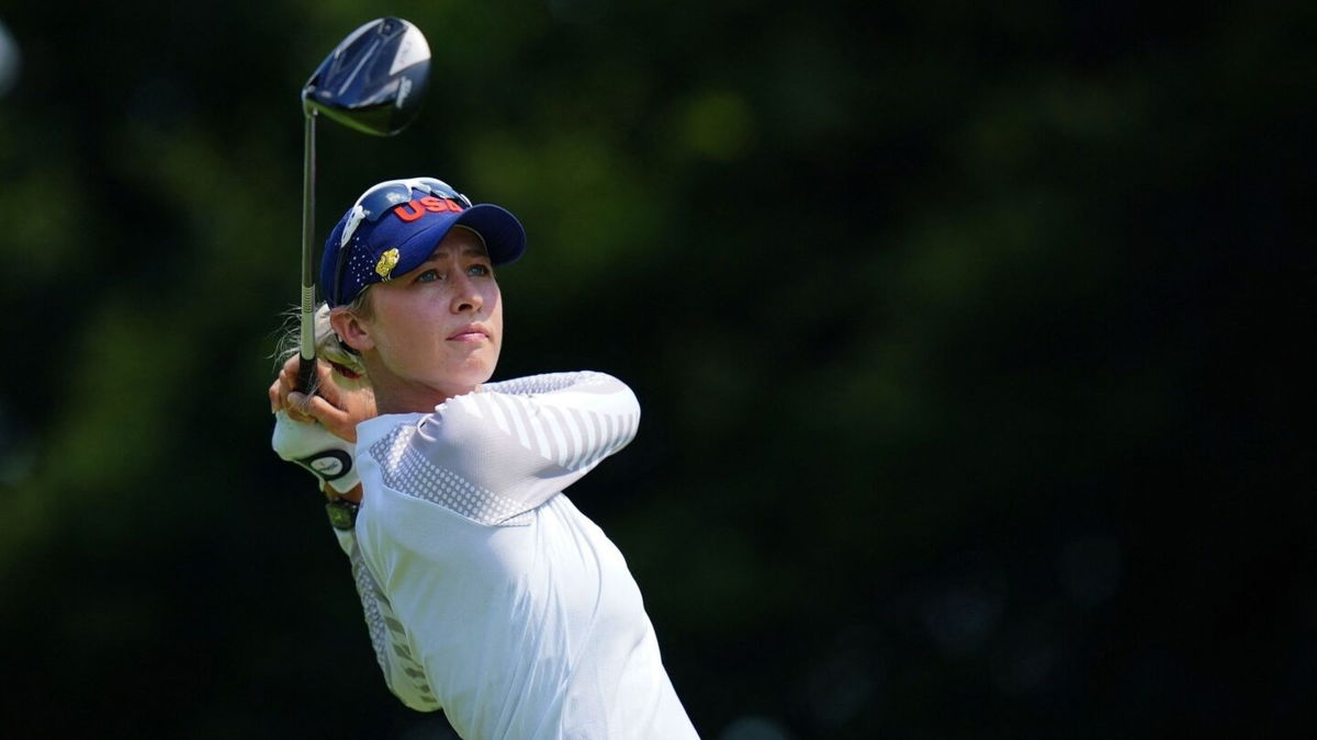 Nelly Korda finishes strong in first half of Round 3