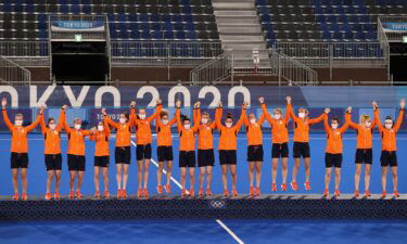 Netherlands women's team receives gold medals