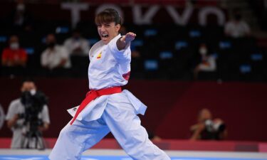 The first Olympic karate gold medal is won by Sandra Sanchez