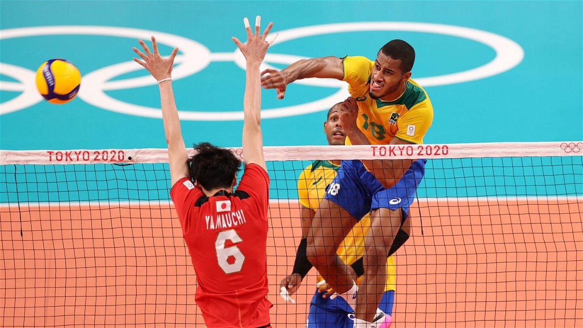 Brazil eliminates Japan in men's volleyball quarterfinal