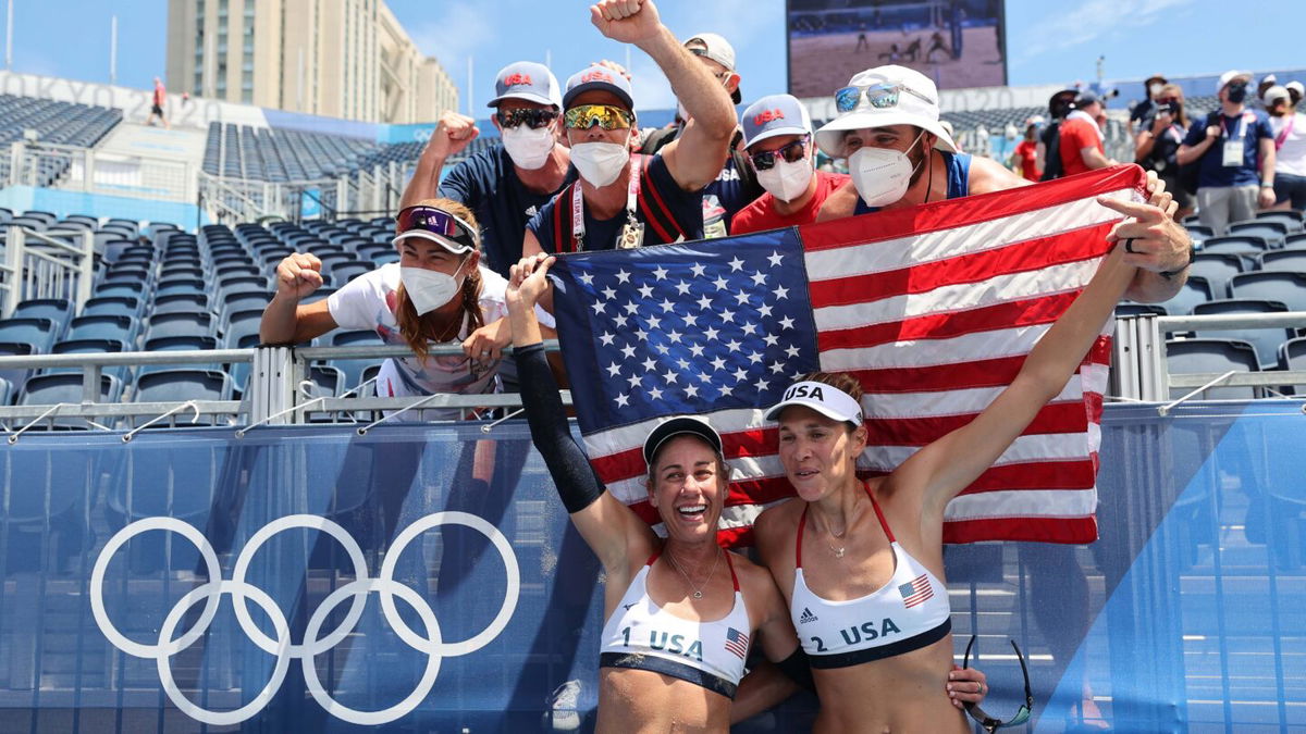 A-Team wins women's beach volleyball gold