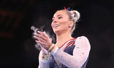 Mykayla Skinner of Team United States competes in the women's vault final on day nine of the Tokyo 2020 Olympic Games