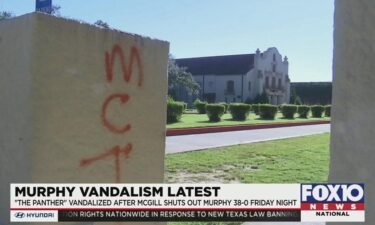 Students vandalized Murphy High School in Mobile