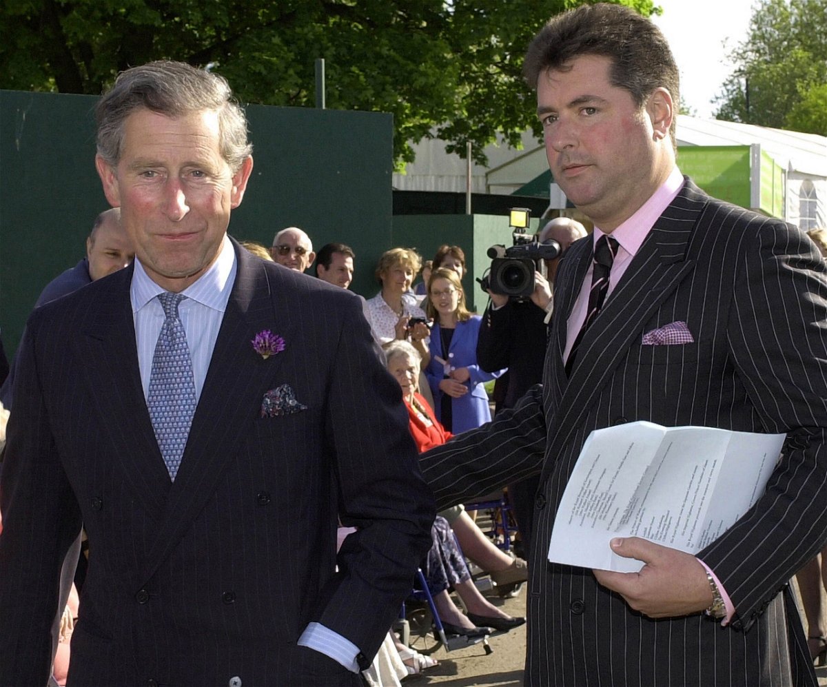 <i>Tim Graham Photo Library/Getty Images</i><br/>Prince Charles with his then-valet Michael Fawcett in an undated file photograph.